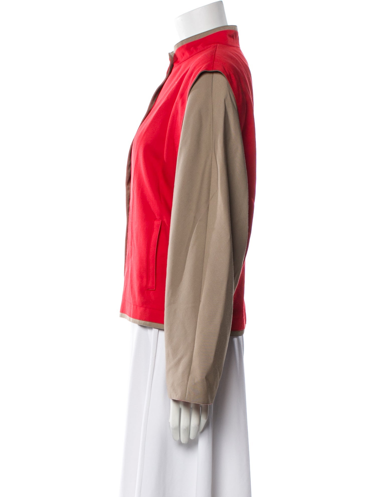 Louis Feraud Colorblock Pattern Jacket